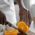 Wooden Chopping Board with Knife Set and Scissor, 6 Piece.