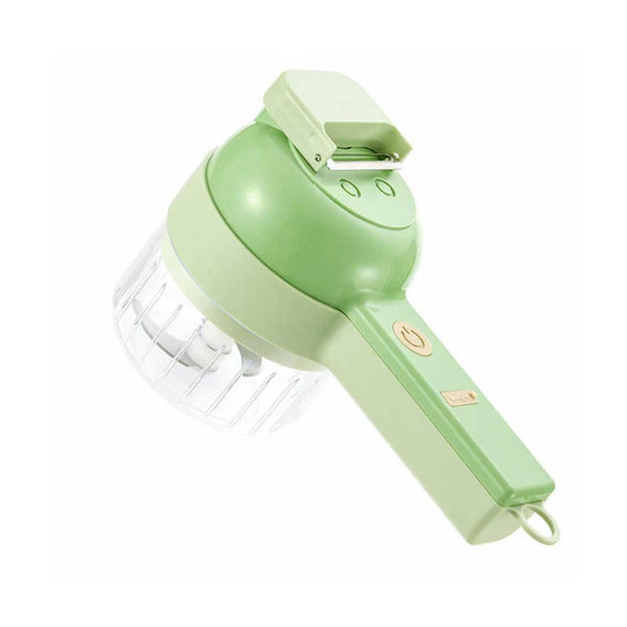 4 IN 1 HANDHELD ELECTRIC VEGETABLE CUTTER FULL SET