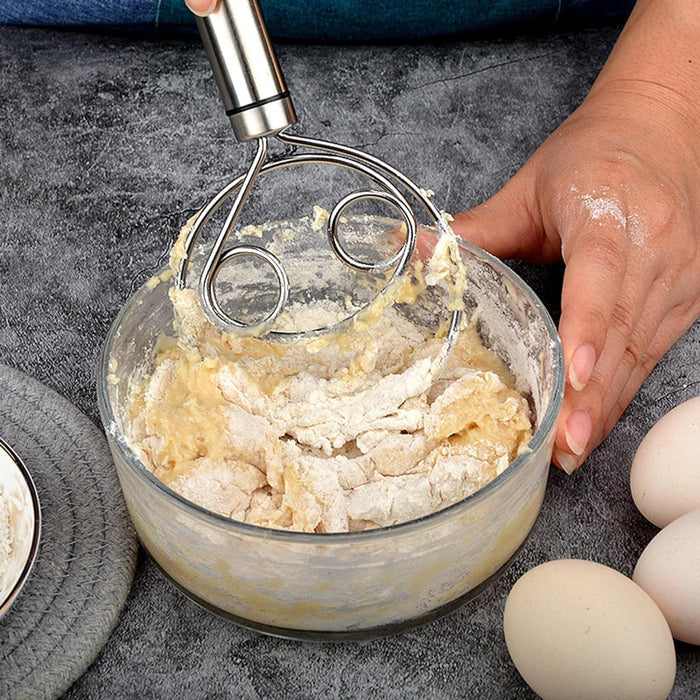 Stainless Steel Dough Whisk Mixer