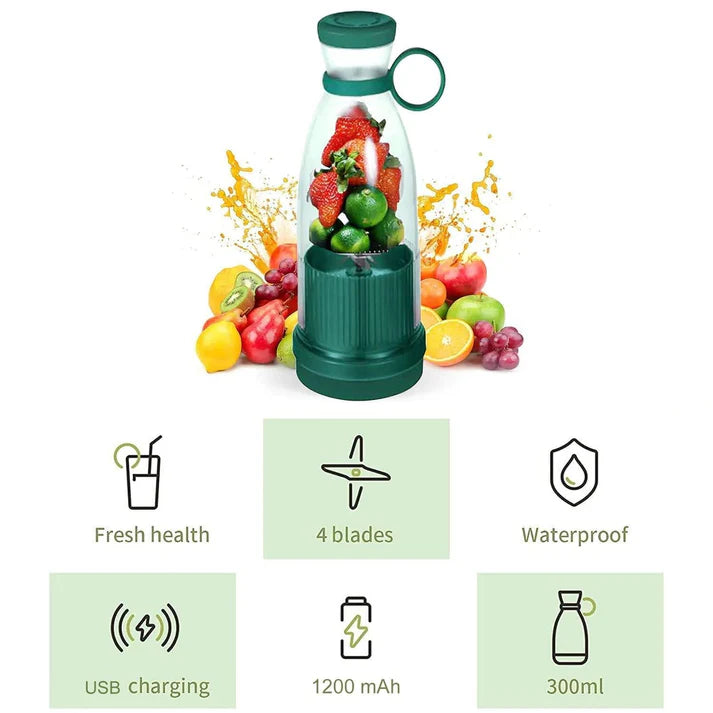 Electric Portable Mini Juicer Bottle.