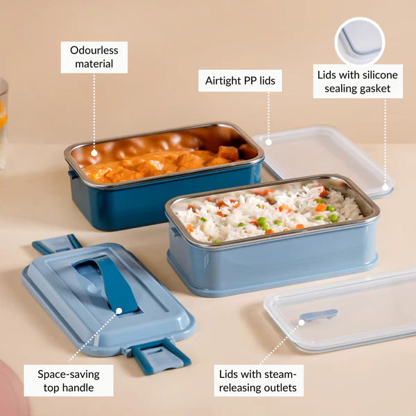 Double Decker Bento Lunch Box