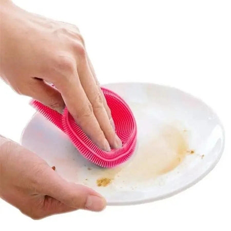 Silicone Dishwashing Scrubber (PACK OF 4 PCS)