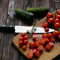 Wooden Chopping Board with Knife Set and Scissor, 6 Piece.