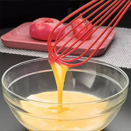 Manual Whisk Mixer Silicone Cream Flour Egg Tool