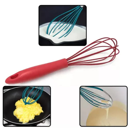 Manual Whisk Mixer Silicone Cream Flour Egg Tool