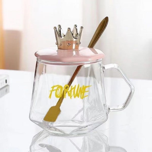 CROWN SHAPE COFFEE MUG WITH HANDLE