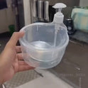 Dish Washing Soap Dispenser With Scrubber